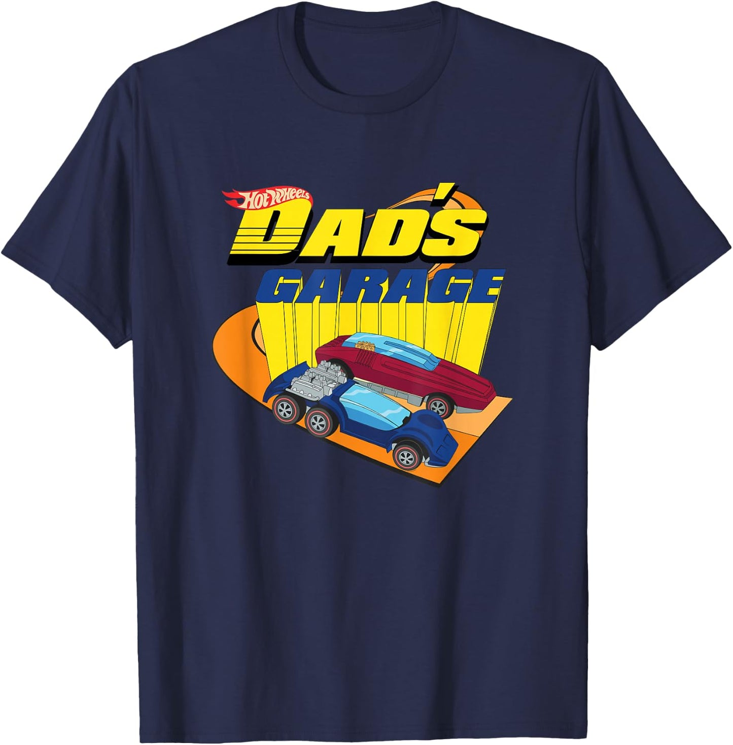 Hot Wheels - Father's Day Dad's Garage T-Shirt - T-Shirt | Navy