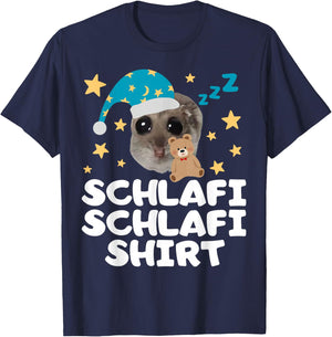 Hamsti Schlafi T-Shirt - T-Shirt | Navy