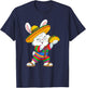 Mexican Bunny Taco Poncho Sombrero Hispanic Heritage Funny T-Shirt - T-Shirt | Navy