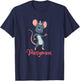Party Mouse , black T-Shirt - T-Shirt | Navy