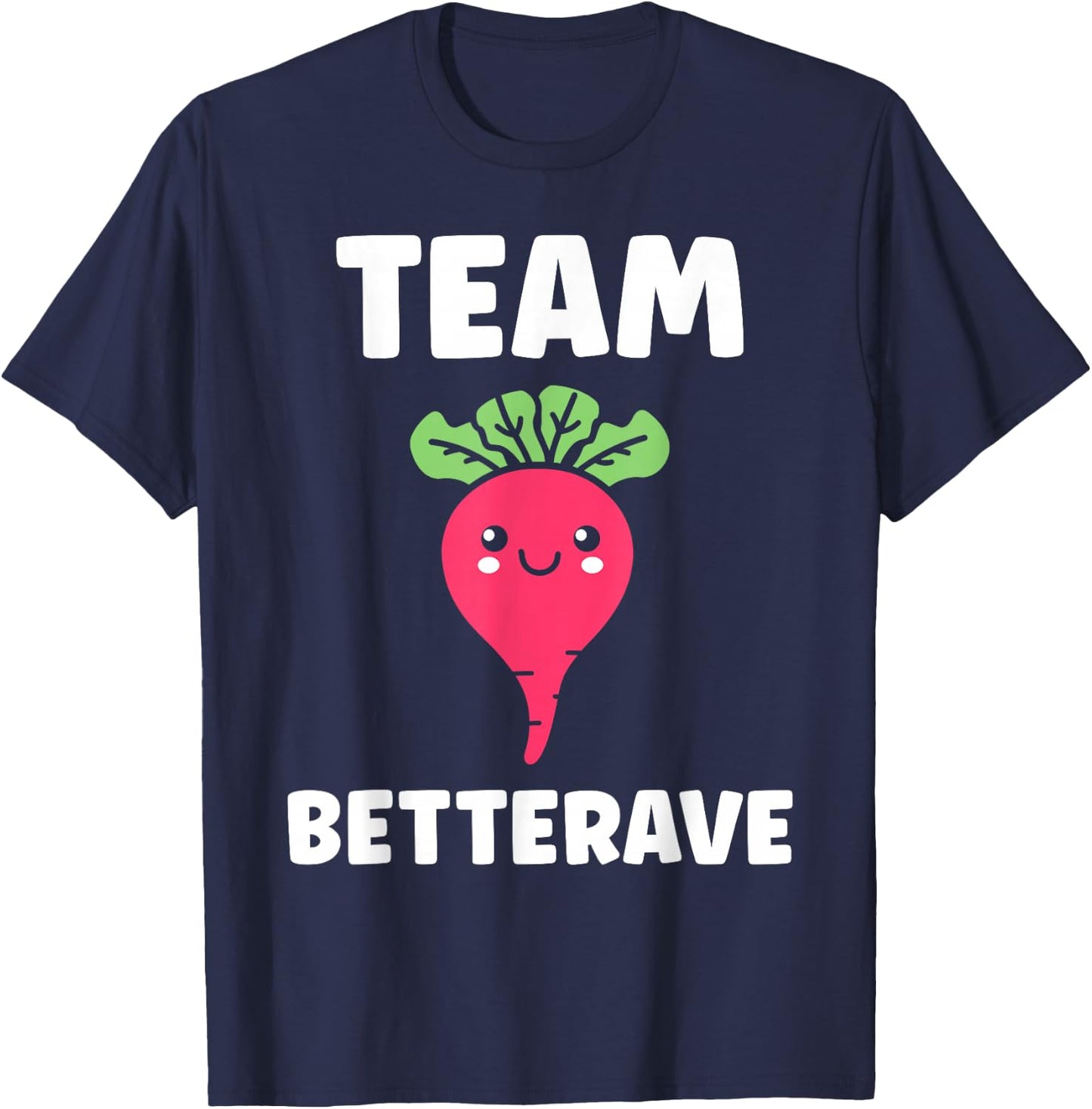 Humour Beetroot Vegetable team Beetroot , Black, S T-Shirt - T-Shirt | Navy