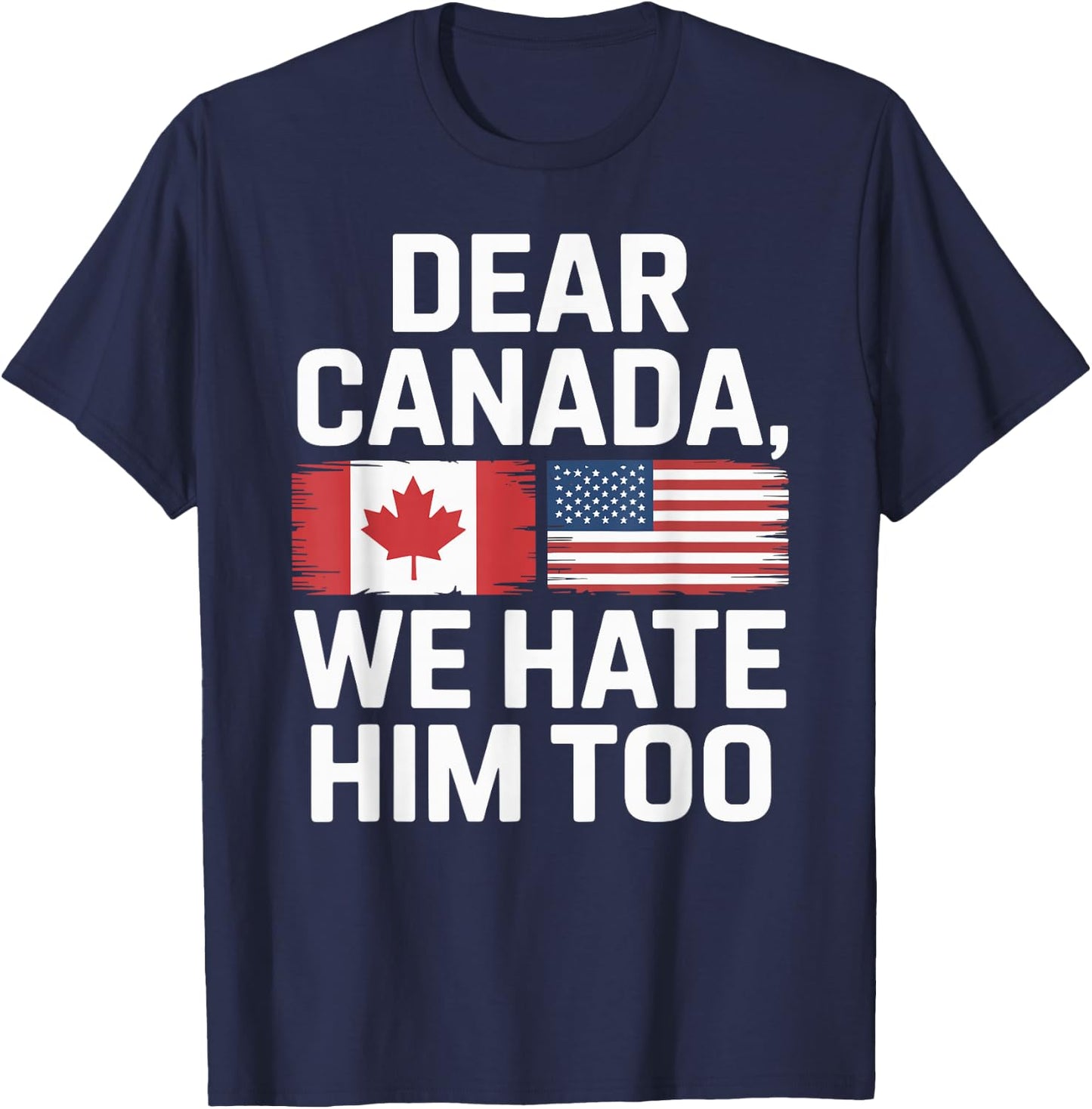 Dear Canada Political Commentary T-Shirt - T-Shirt | Navy