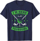 Golfer Pun - I´m Here For The Foursome T-Shirt - T-Shirt | Navy