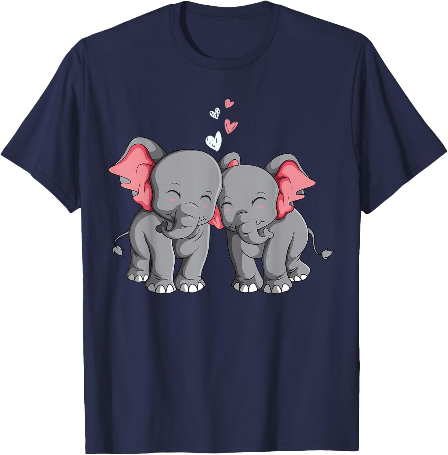 Elefant Mädchen Damen Kinder T-Shirt - T-Shirt | Navy