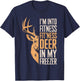 I'm Into Fitness Fitness Deer In My Freezer Shirt Hunting T-Shirt - T-Shirt | Navy