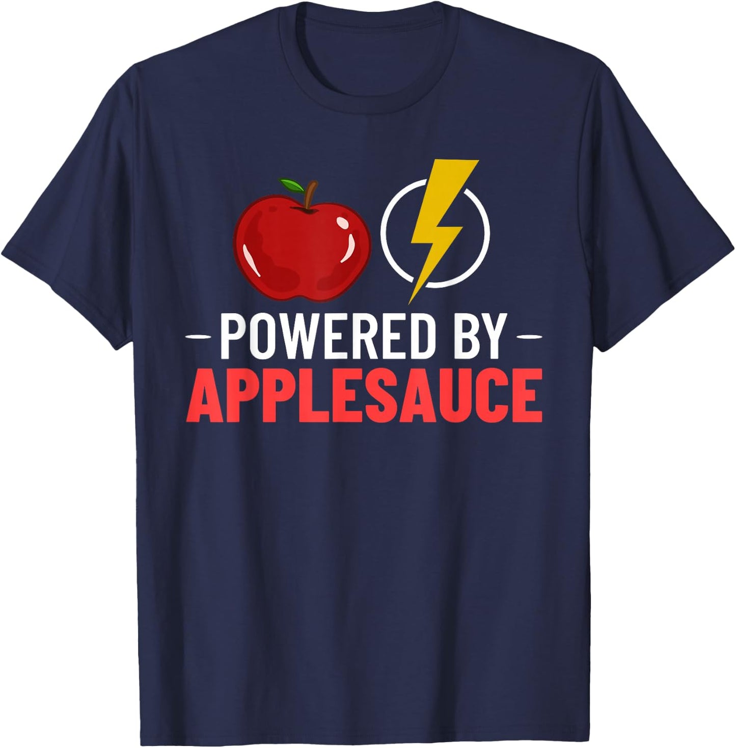 Applesauce Apple Sauce Cake Recipe Dessert Unsweetened T-Shirt - T-Shirt | Navy