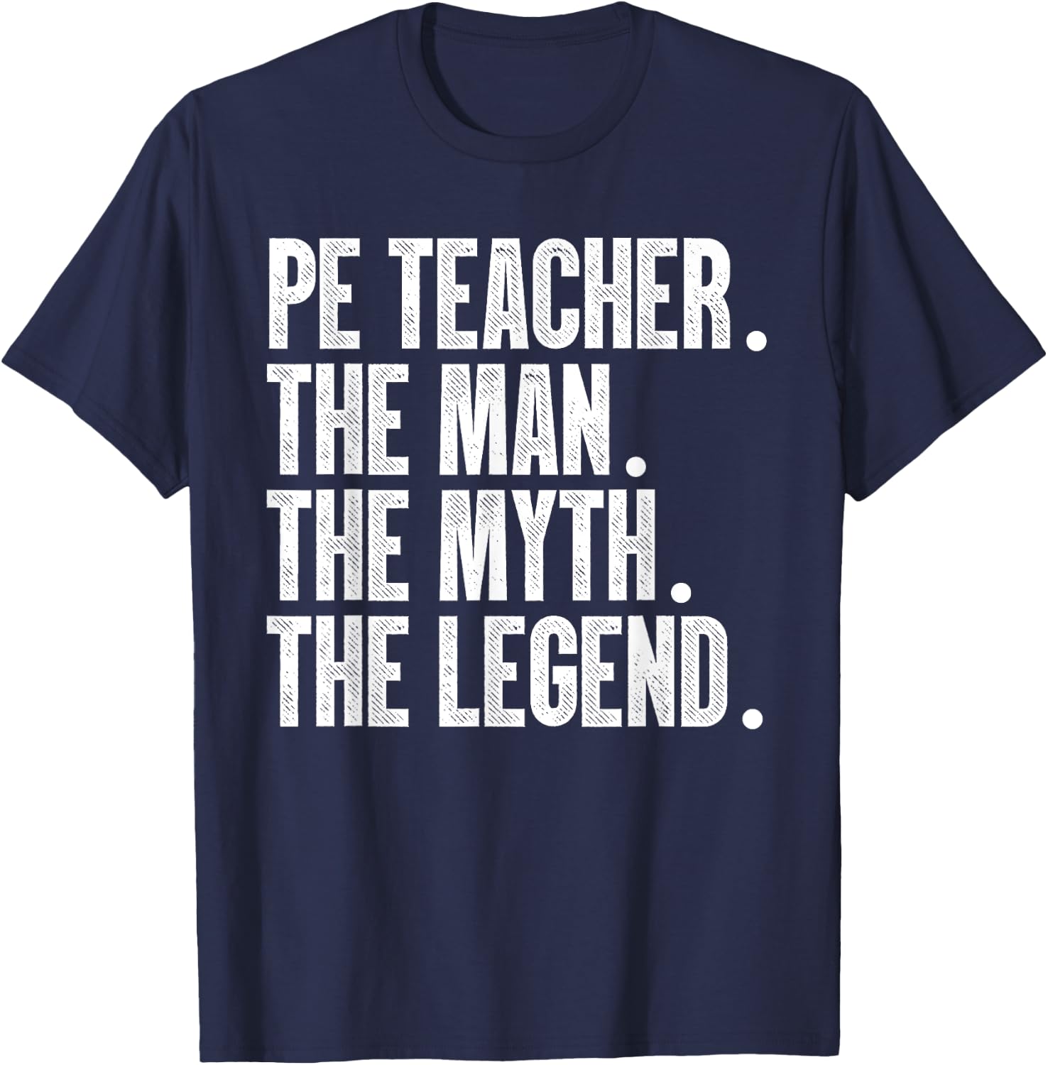 Cool PE Teacher Art Boys Physical Education Teacher T-Shirt - T-Shirt | Navy