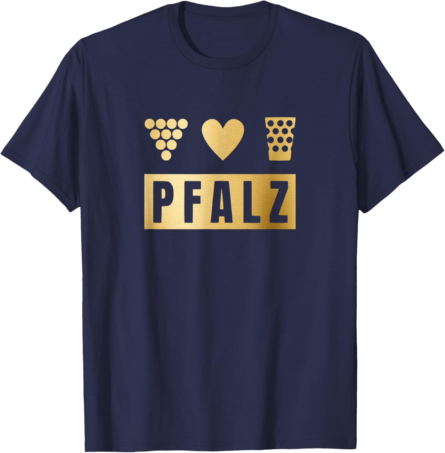Pfälzer Pälzer Wurstmarkt Weinfest Rheinland Pfalz Outfit T-Shirt - T-Shirt | Navy