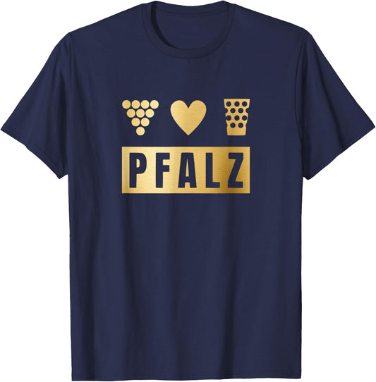 Pfälzer Pälzer Wurstmarkt Weinfest Rheinland Pfalz Outfit T-Shirt - T-Shirt | Navy