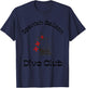 Spanish Galleon Diving Sail Boat Club Novelty T-Shirt - T-Shirt | Navy