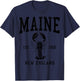 Maine New England Est. 1820 Lobster Vintage Pride T-Shirt - T-Shirt | Navy