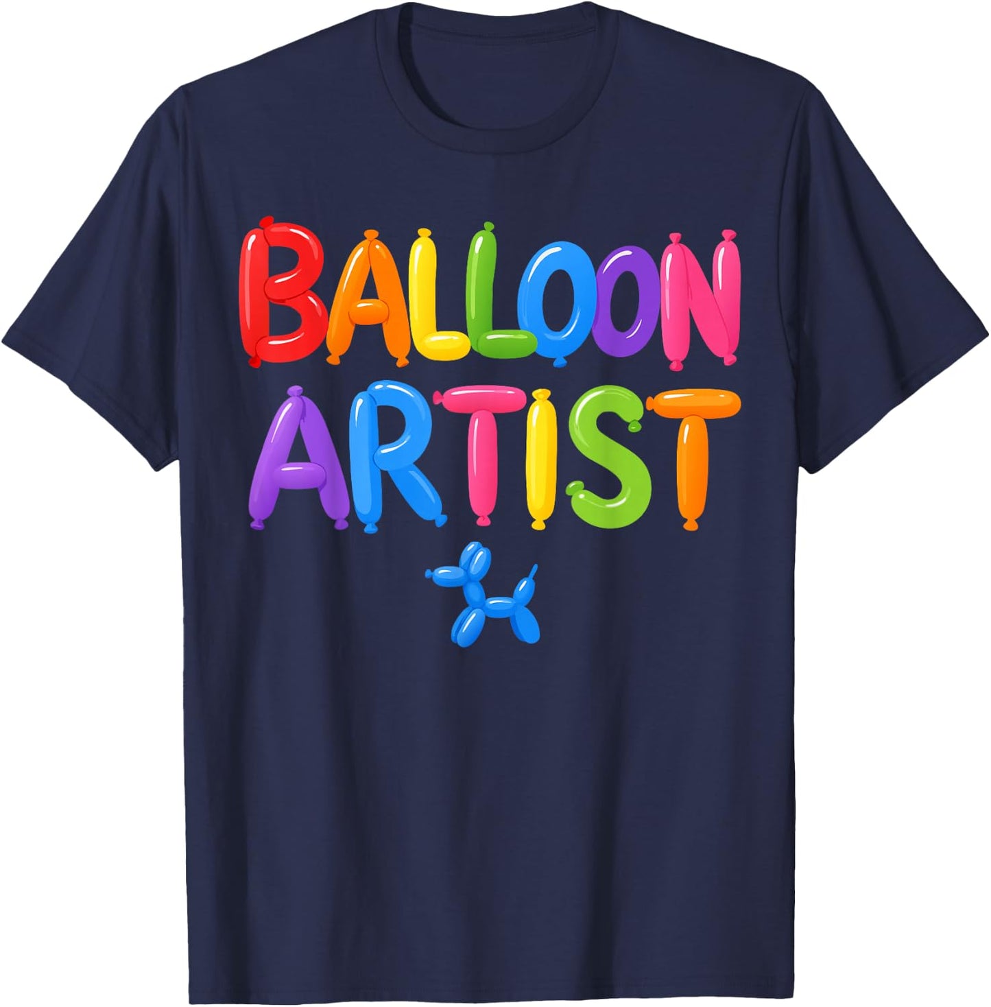 Balloon Artist Balloon Twisting T-Shirt - T-Shirt | Navy