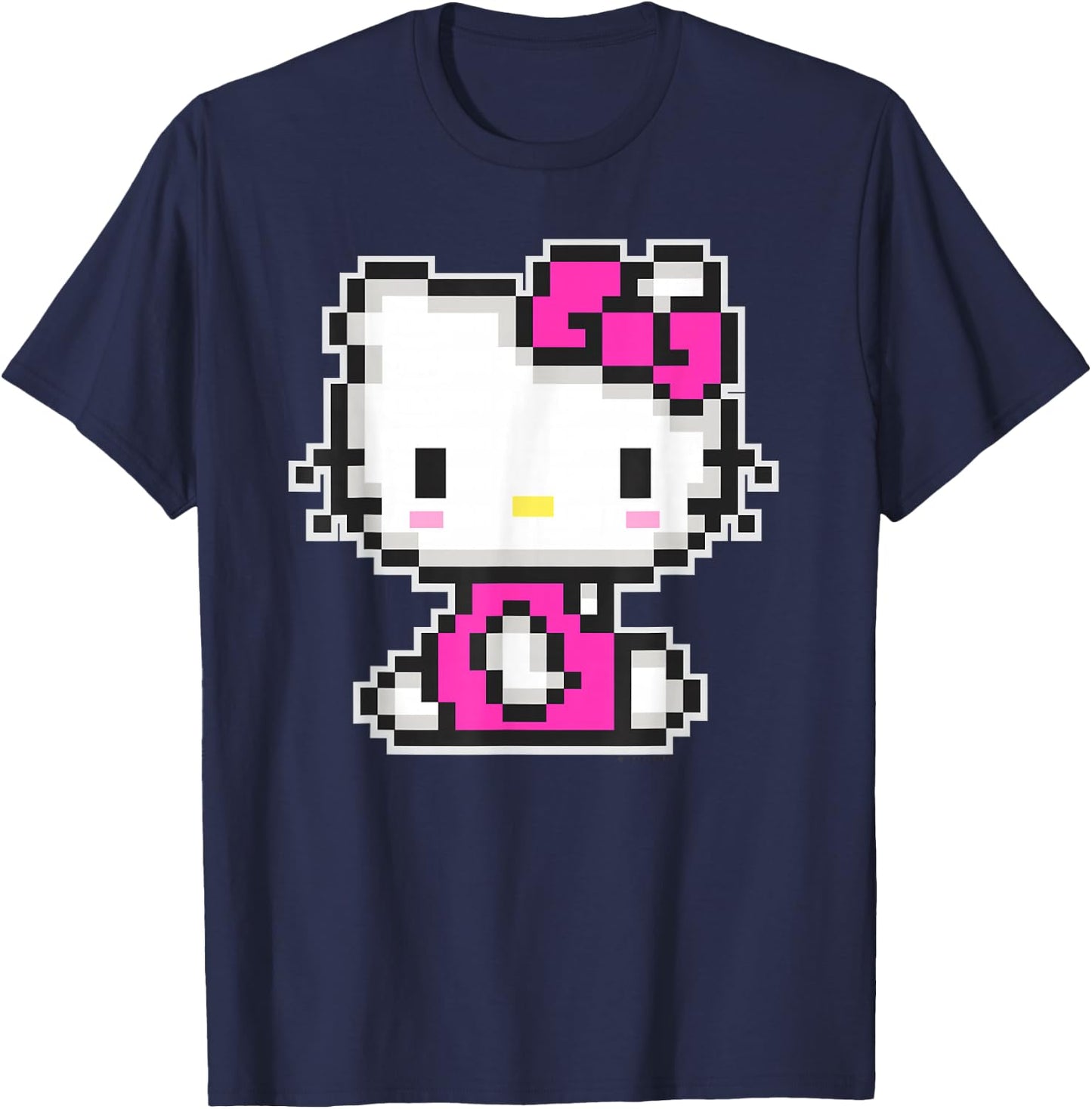 Hello Kitty Official Pixel Shirt T-Shirt - T-Shirt | Navy