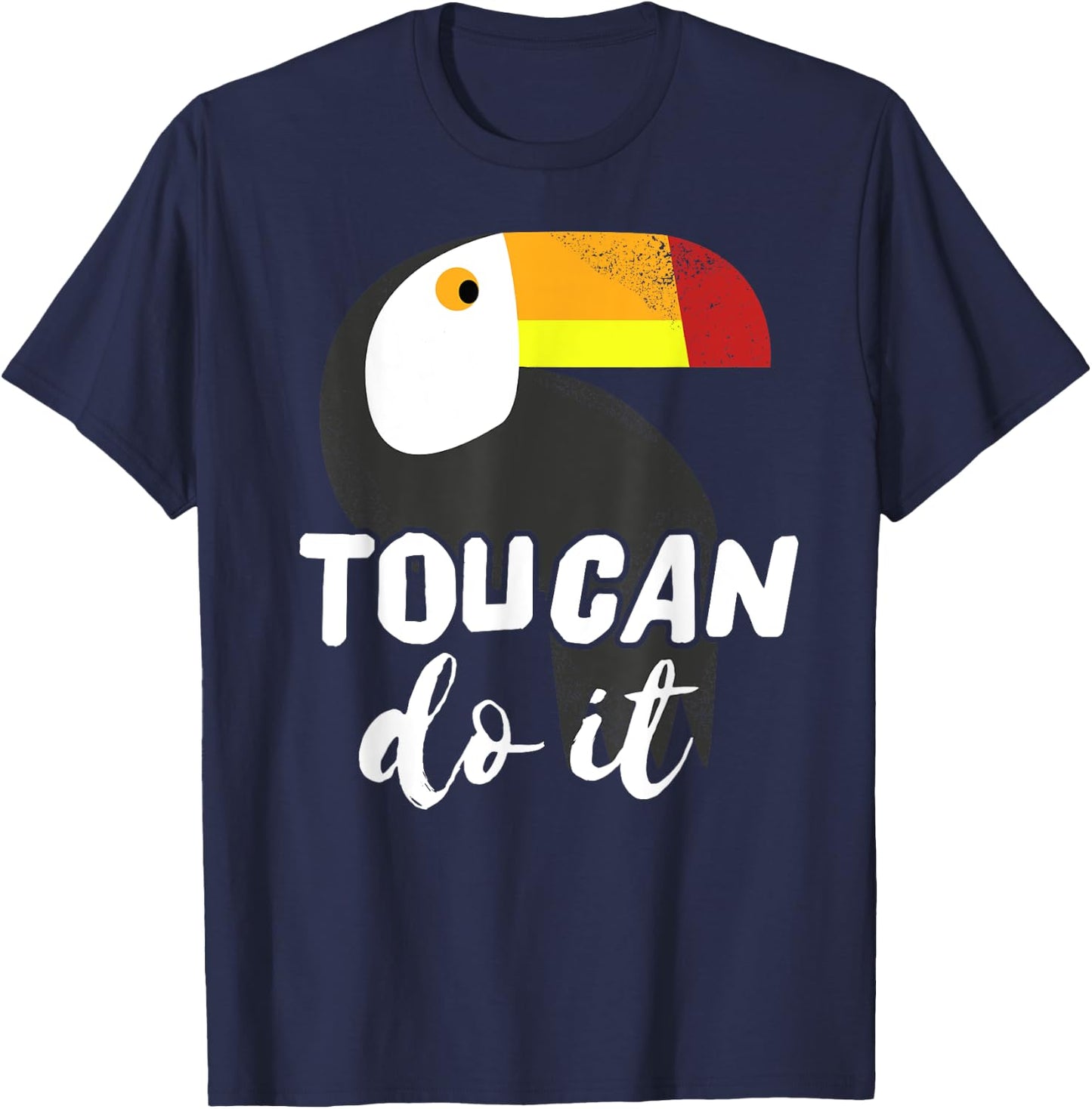 Toucan Costume I You Can Do It I Cute Parrot T-Shirt - T-Shirt | Navy