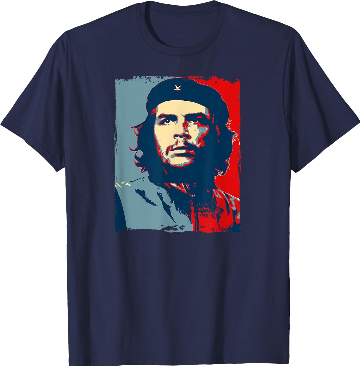 Revolution Ernesto Che Guevara Guerrilla Fighter Poster T-Shirt - T-Shirt | Navy