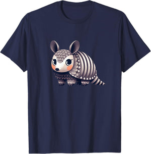 Tatou Animal Adorable Armadillo T-Shirt - T-Shirt | Navy
