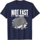 Not Fast Not Furious Dugong Sea Manatees Chubby Manatee T-Shirt - T-Shirt | Navy