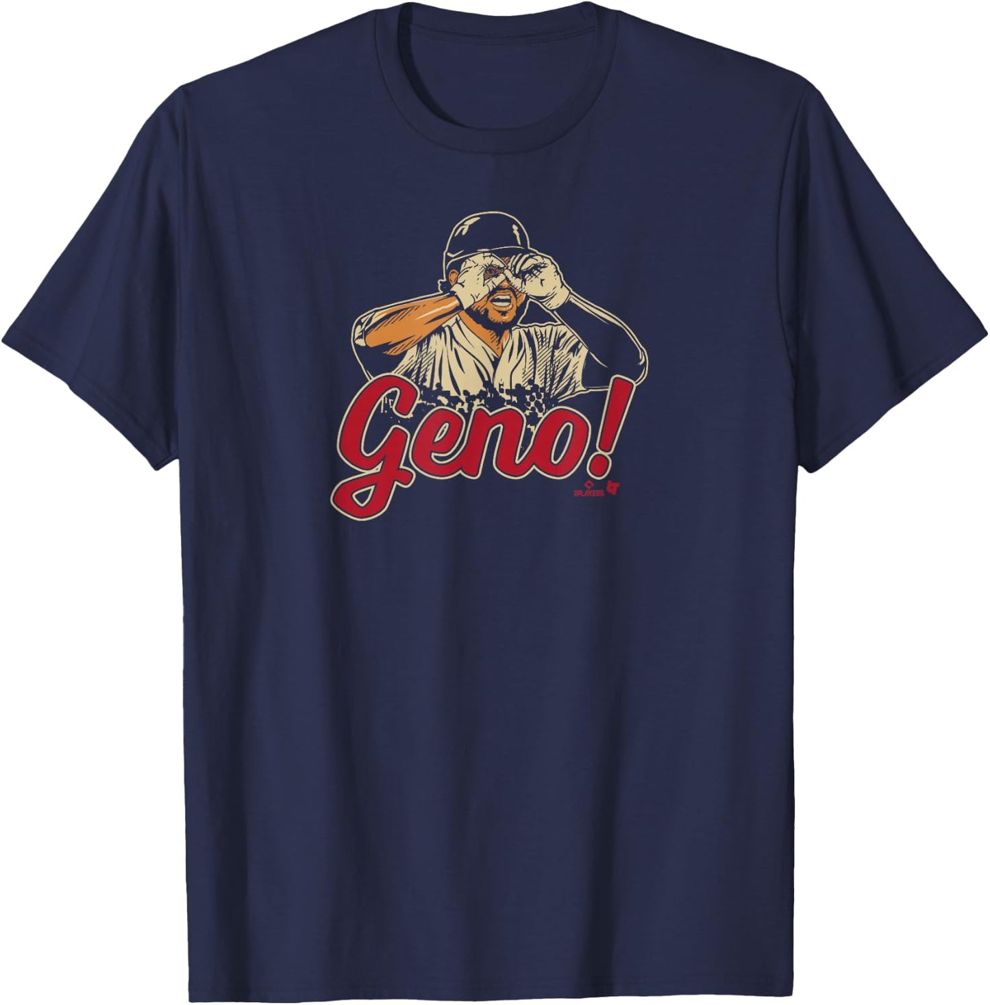 Eugenio Suarez - Geno Goggles - Arizona Baseball T-Shirt - T-Shirt | Navy