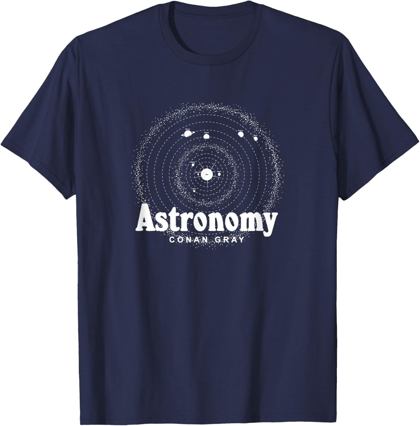 Official Conan Gray Astronomy , black T-Shirt - T-Shirt | Navy
