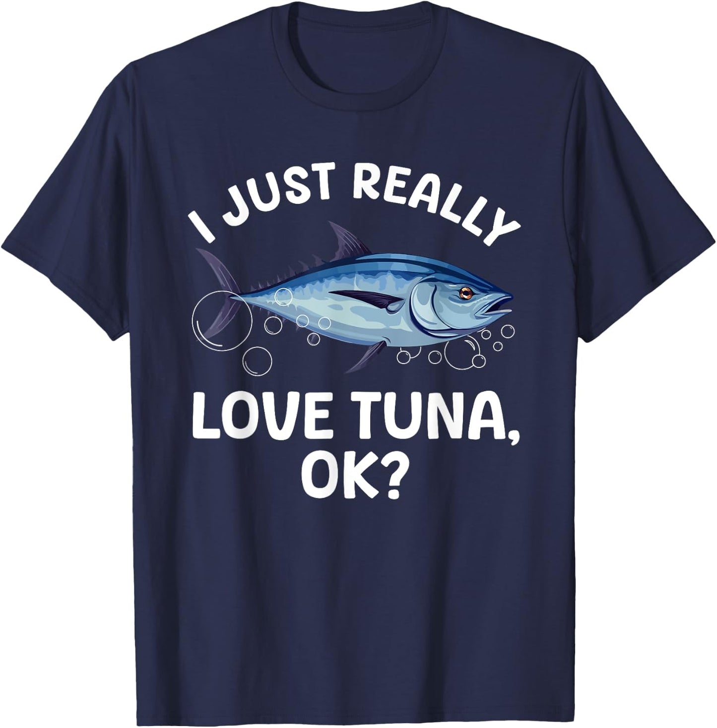 Cool Tuna Fishing Art Women Deep Sea Tuna Fishing T-Shirt - T-Shirt | Navy