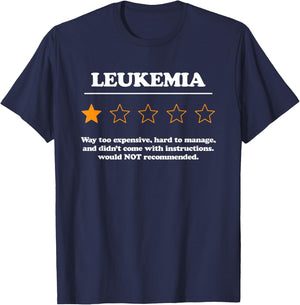 Fight Leukemia Design for a Leukemia Survivor T-Shirt - T-Shirt | Navy