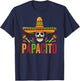 Papacito Shirt Funny Mexican Skull Cinco De Mayo T-Shirt - T-Shirt | Navy