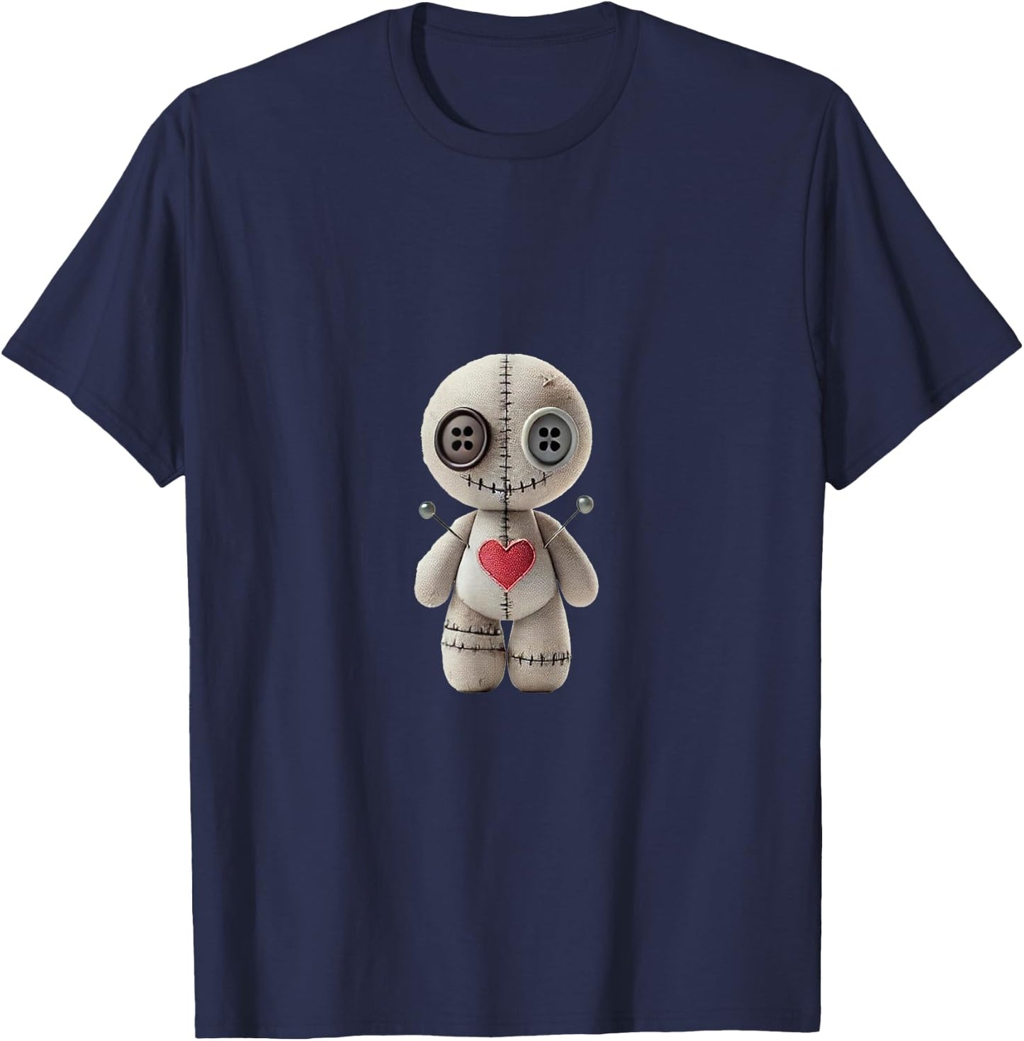 Charmed Voodoo Dolls - Salem , Black, S T-Shirt - T-Shirt | Navy