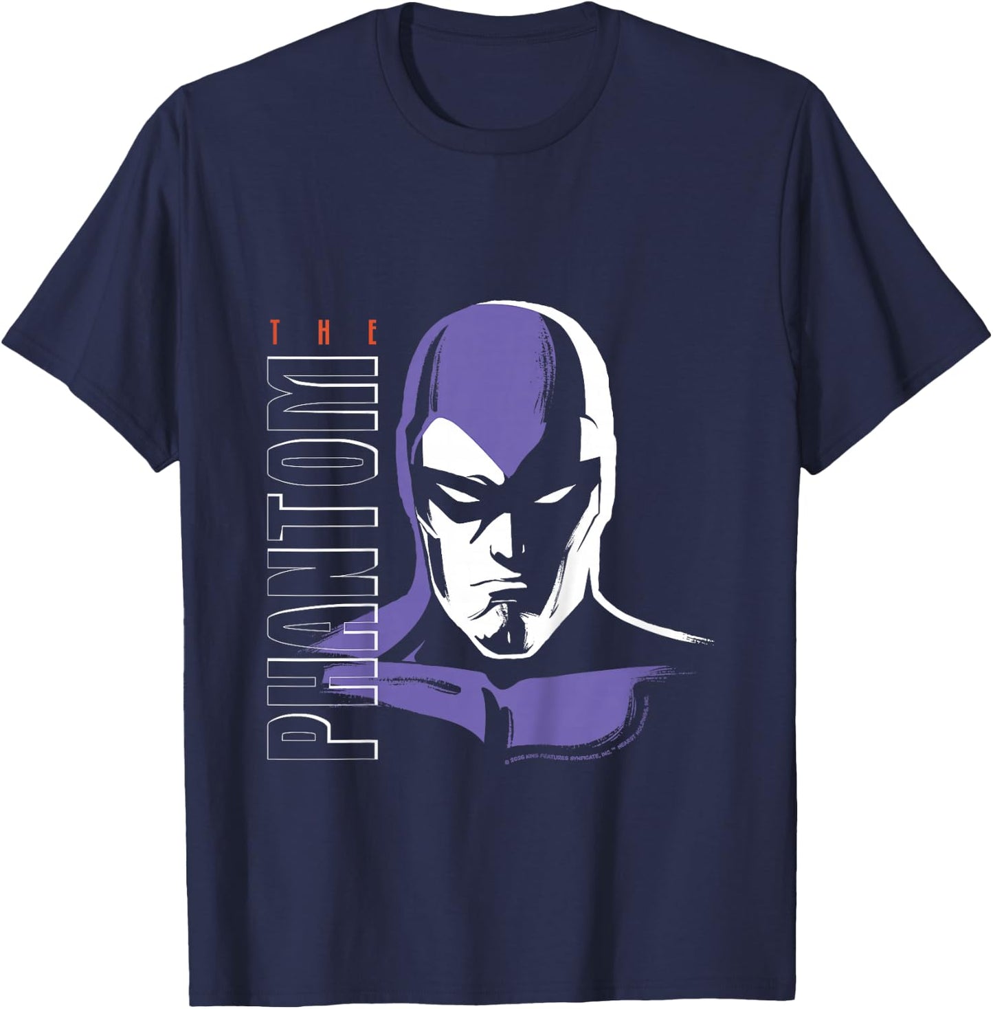 The Phantom Hero Face Retro Comic Kids T-Shirt - T-Shirt | Navy