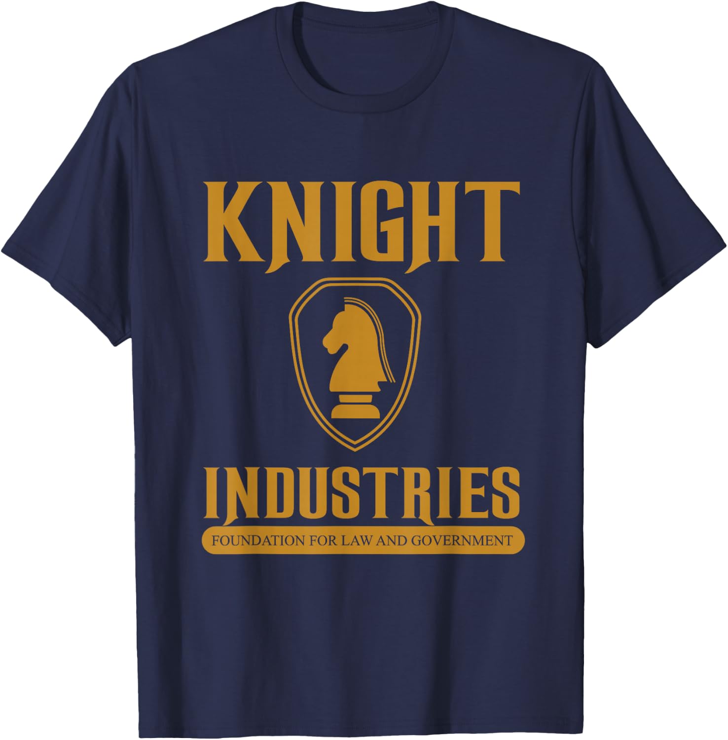 Knight Industries , black T-Shirt - T-Shirt | Navy