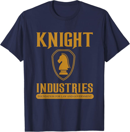 Knight Industries , black T-Shirt - T-Shirt | Navy