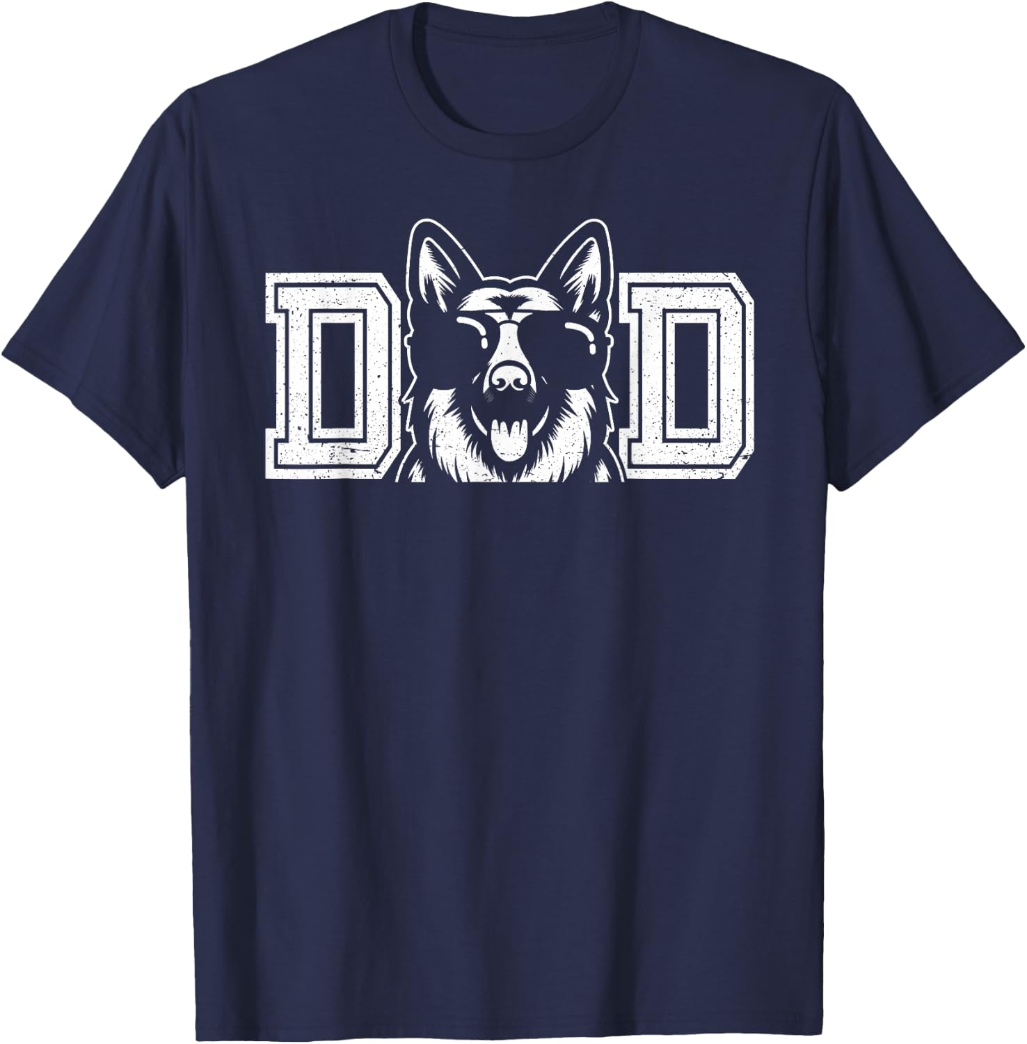 German Shepherd Dog Owner Dad Father's Day Men T-Shirt - T-Shirt | Navy
