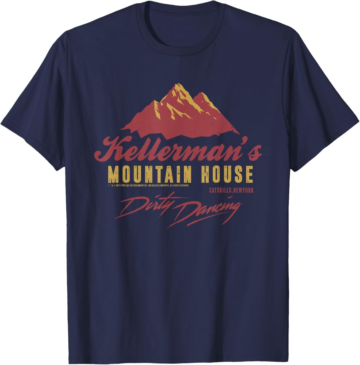 Dirty Dancing Kellerman's Mountain House Catskill Mountains T-Shirt - T-Shirt | Navy