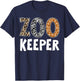 Zookeeper Zoo Keeper Costume Adult Animals Wildlife Safari T-Shirt - T-Shirt | Navy