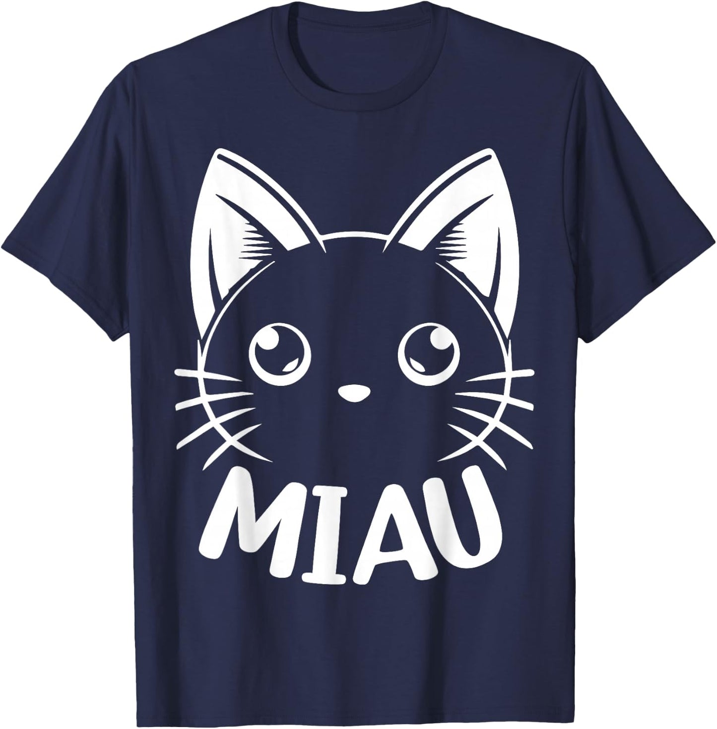 Funny Cat Meow Costume Fancy Dress Carnival , black T-Shirt - T-Shirt | Navy