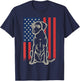 Catahoula Leopard Dog Lover 4th of July T-Shirt - T-Shirt | Navy