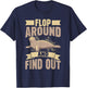 Flop Around and Find Out Seal T-Shirt - T-Shirt | Navy