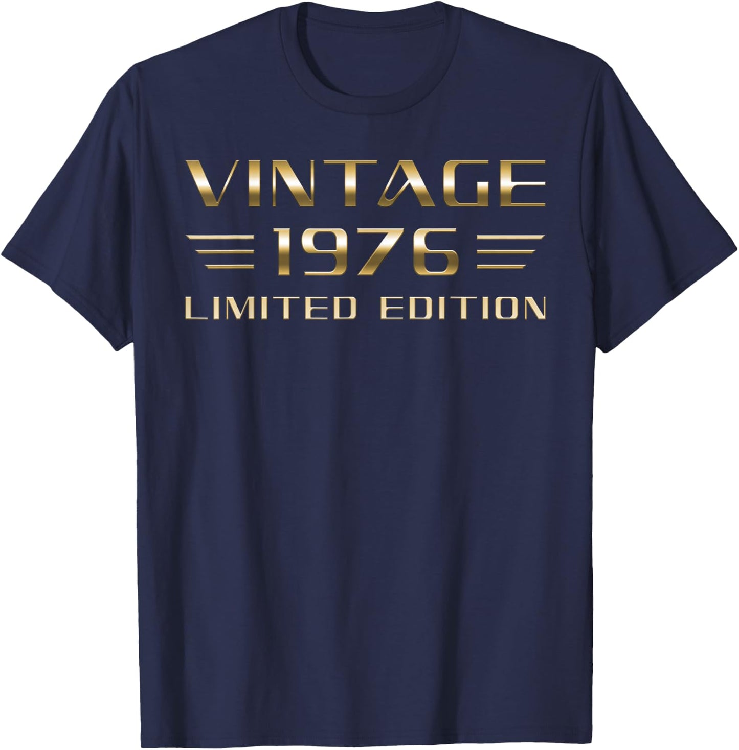 Vintage 1976 Limited Edition Oldtimer 50. Geburtstag T-Shirt - T-Shirt | Navy