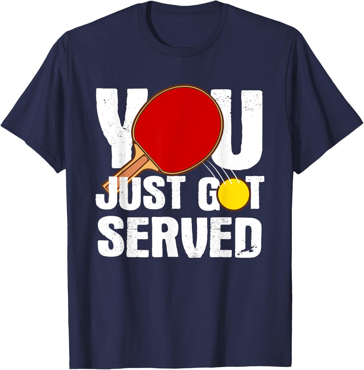 Funny Table Tennis Design Women Ping Pong Players T-Shirt - T-Shirt | Navy