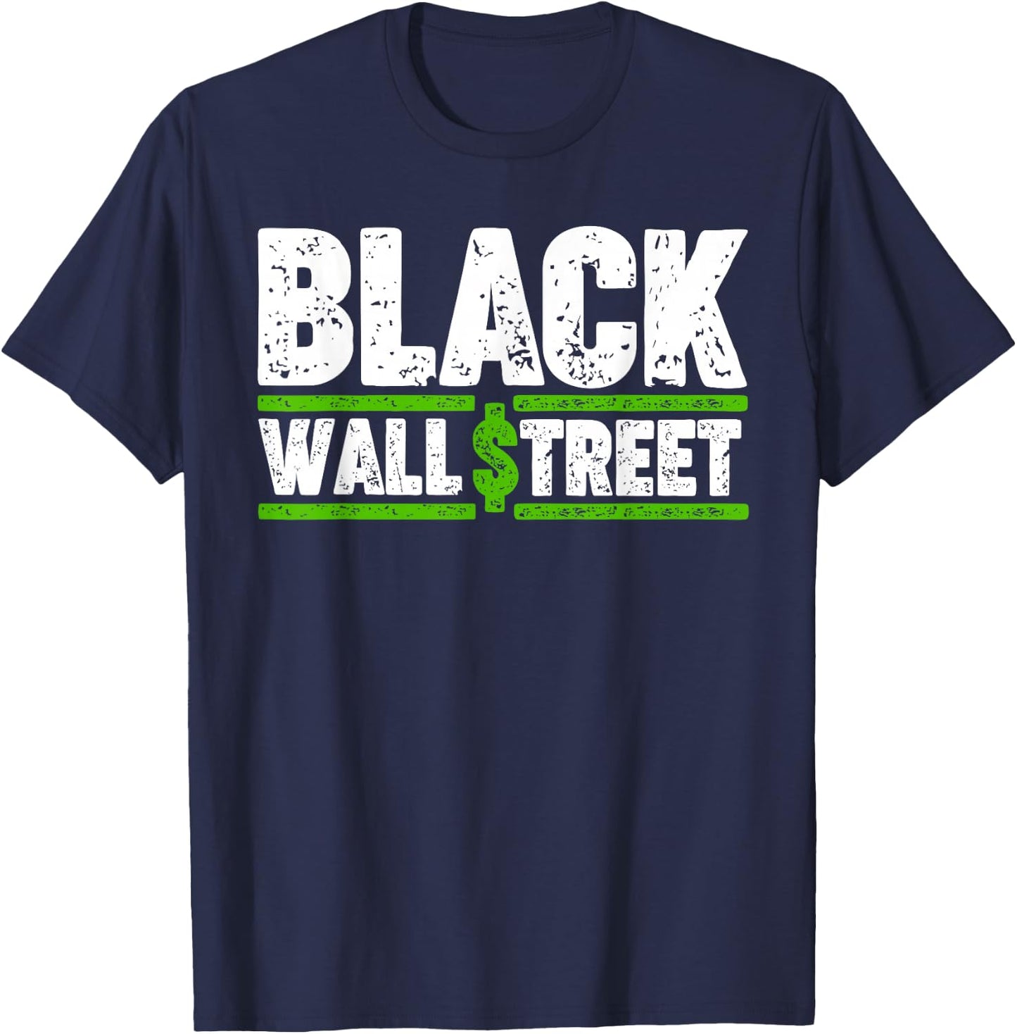Black Wall Street T-Shirt - T-Shirt | Navy