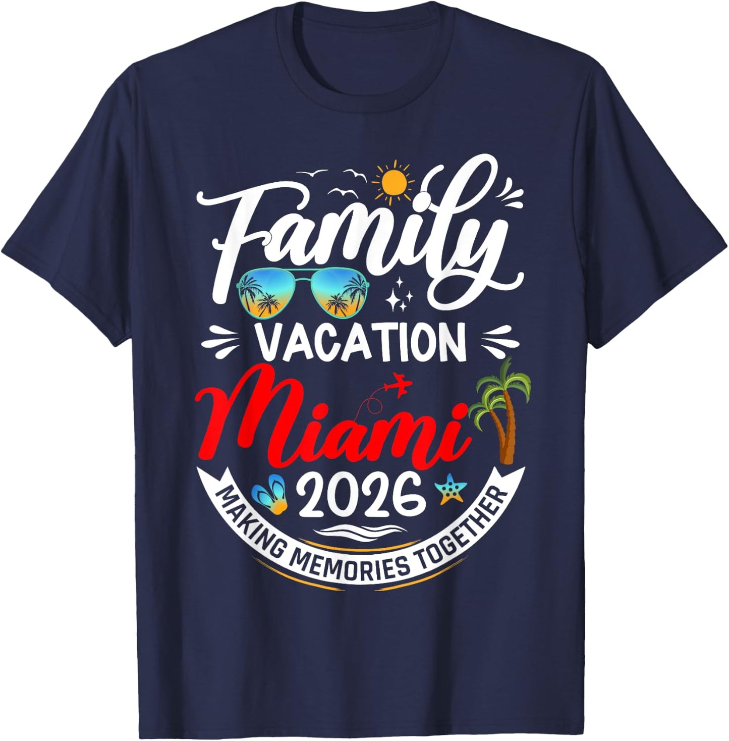 Vacation 2026 T-Shirt - T-Shirt | Navy
