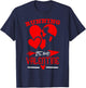 Running Is My Valentine Cute Running Valentines Day T-Shirt - T-Shirt | Navy