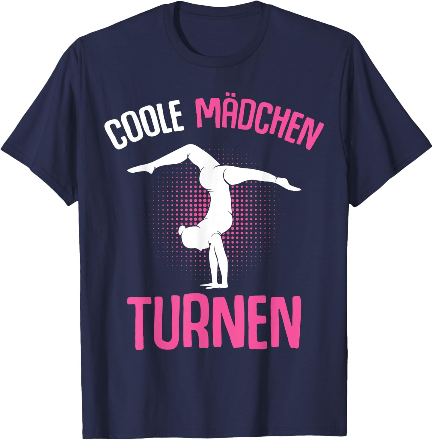 Cool Girls' Gymnastics Children's T-Shirt - T-Shirt | Navy