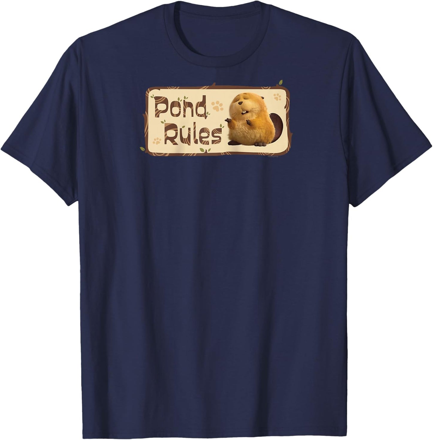 Disney and Pixar's Hoppers Loaf Pond Rules Raglan Baseball T-Shirt - T-Shirt | Navy