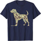 Hunting Dog Camouflage Camo Dog Labrador Hunting Camo Hunter T-Shirt - T-Shirt | Navy