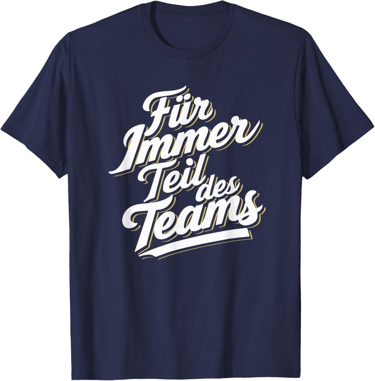 Für Immer Teil - Trainer Abschied Ruhestand Danke Fußball T-Shirt - T-Shirt | Navy