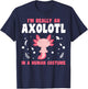 This Is My Human Costume I'm Really An Axolotl Halloween T-Shirt - T-Shirt | Navy