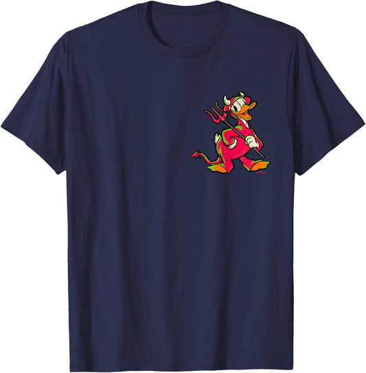 Disney 100 Donald Duck Halloween Classic Devil Costume D100 T-Shirt - T-Shirt | Navy