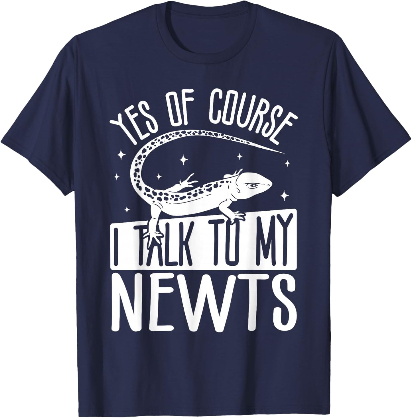 Newt Stuffed Animal Lizard Lover Reptile Keeper Newt T-Shirt - T-Shirt | Navy
