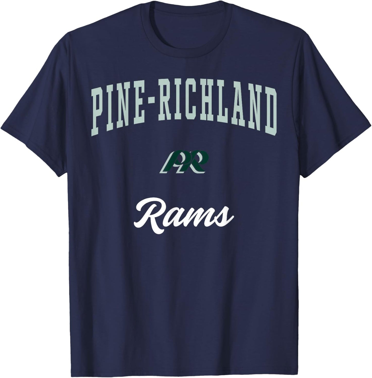 Pine-Richland High School Rams T-Shirt - T-Shirt | Navy
