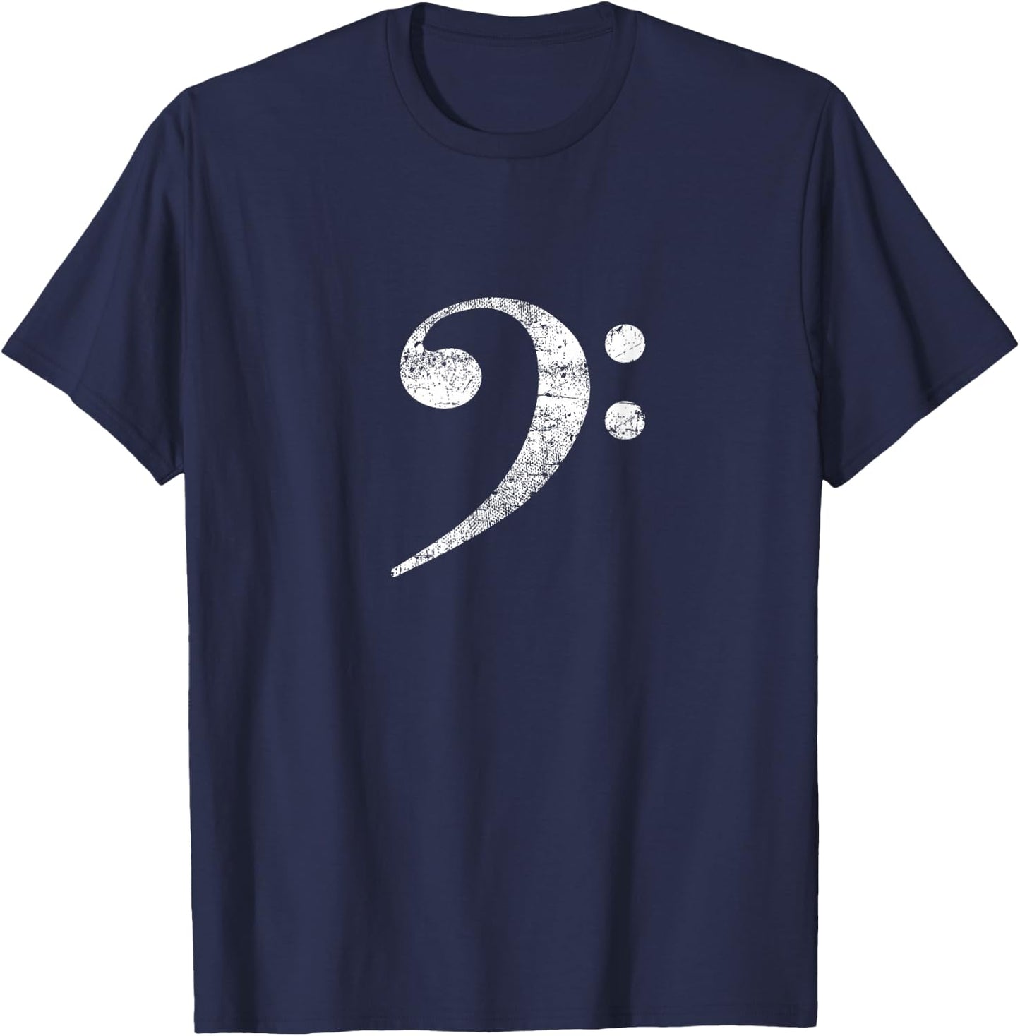 Bass Key Bassist Gift , Black, S T-Shirt - T-Shirt | Navy